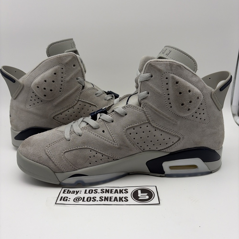 Jordan 6 Retro Georgetown Mens Size 11 Gray Magnet Navy CT8529-012 2022 Mid Top - Picture 2 of 8